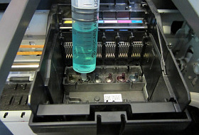 Промывка печатающей головки струйного принтера